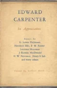 Edward Carpenter In Appreciation - Gilbert Beach