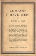 Company I Have Kept - Henry S. Salt