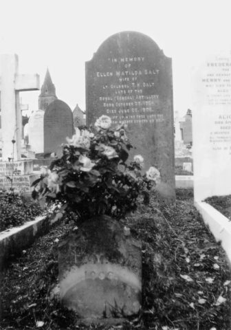 Henry Salt's mother's grave at Tunbridge Wells cemetery