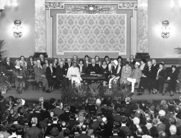 Henry Salt and Mahatma Gandhi, London Vegetarian Society Meeting, 20th November1931