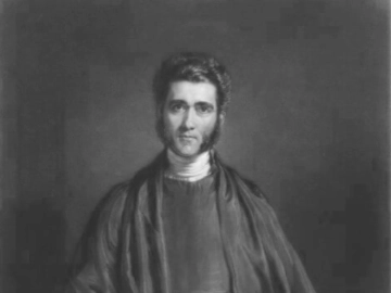 Engraving of the Reverend Joseph Stratton